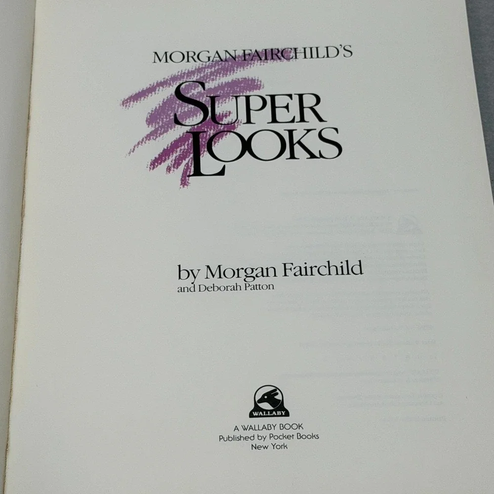 Vintage 1984 Morgan Fairchild's Super Looks First Printing Beauty Makeup Fashion